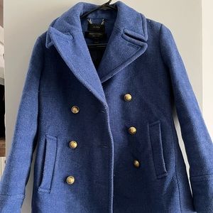 JCREW peacoat winter coat